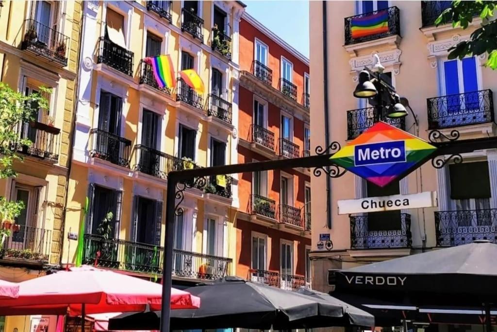 Downtown Apt 1Hab Para 4Pax En La Plaza De Chueca 马德里 外观 照片